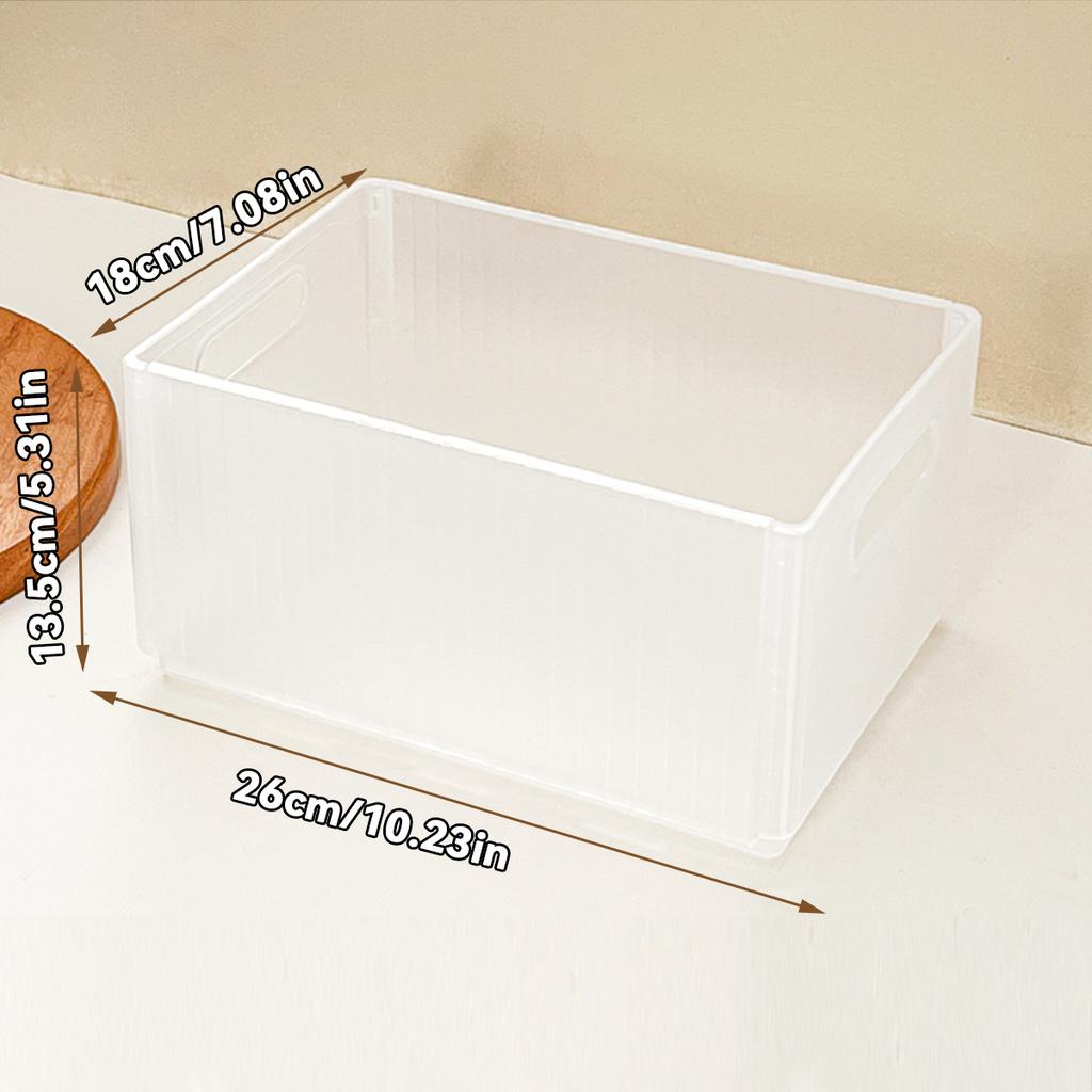 Kitchen Fridge Organizer Foldable Fruit Vegetable Storage Box Crisper Large Capacity Pull-Out Plastic Food Storage Container