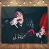 VIKAMA Lil Peep Poster Tapestry Emo Rap Wall Art for Bedroom Living Room Decoration Gothic Music Inspired Design
