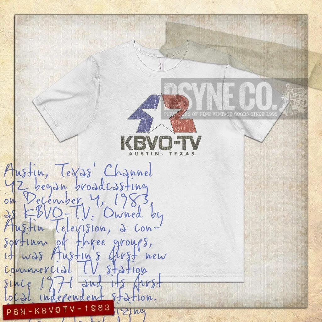 

KBVO-TV 42 Austin 1983 Vintage Men s T shirt L