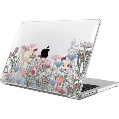 Προστατευτική θήκη - BOOLING - για MacBook Air 15 ιντσών - Σκληρή - Αντιολισθητική - Μοτίβο Λουλούδι Κήπος
