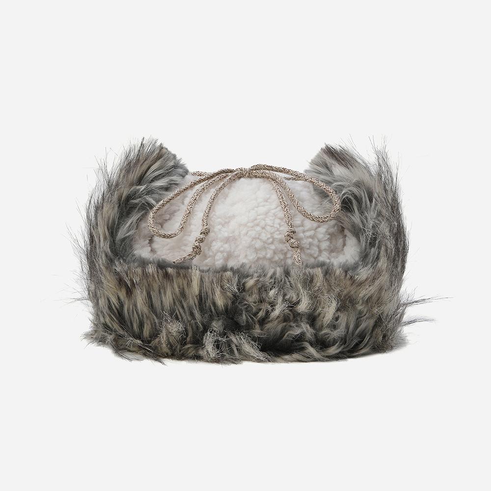 DOD Heatrest Mixper Fleece Trooper Cap (Ivory Dark)