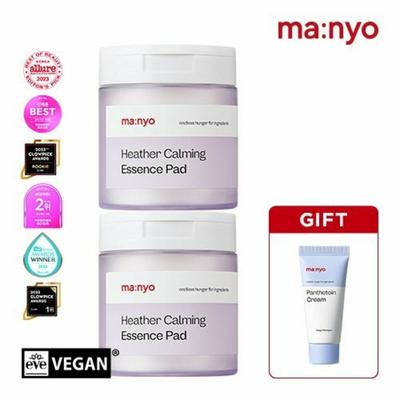 Manyo Factory [Manyo Factory] Hider Calming Essence Pads 60 Sheets X 2 [+ Additional 20ml Pantetoin Cream Provided]