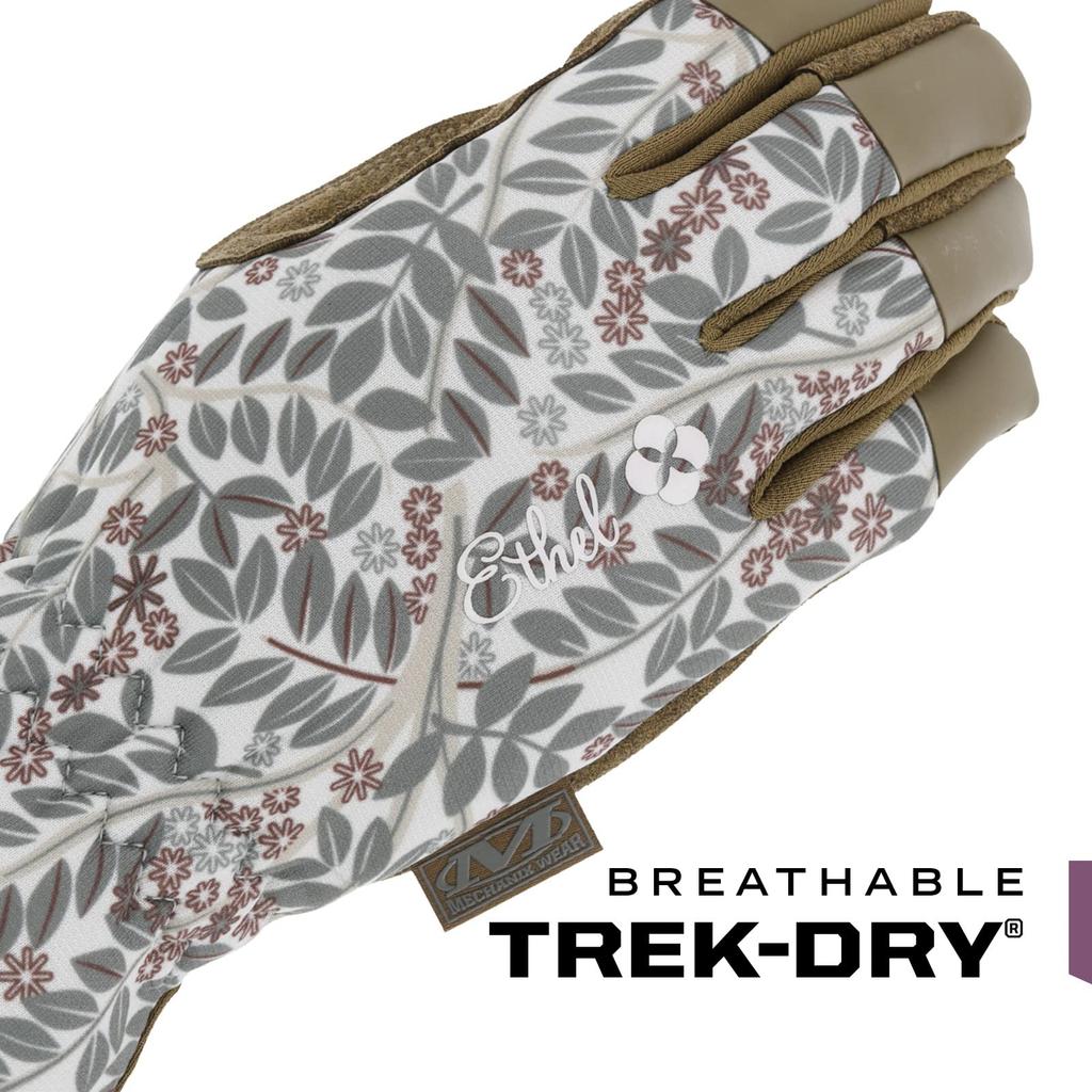 MECHANIX Size Ethel Women's Gloves, V&A Evergreen, Large, ETH-VAE-530