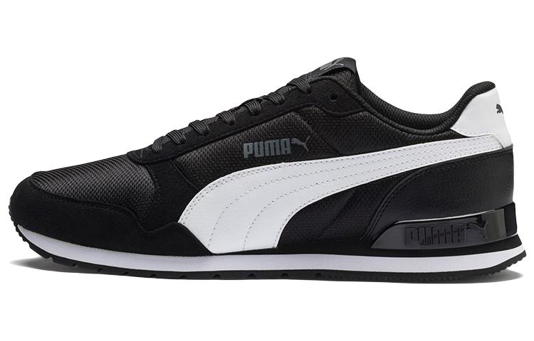 Кроссовки PUMA St Runner V2 Черно-белые Низкие 366811-05 37
