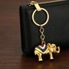 Vintage Elephant Keychain Creative Cute Animal Bag Car Key Ring For Men Women Gift