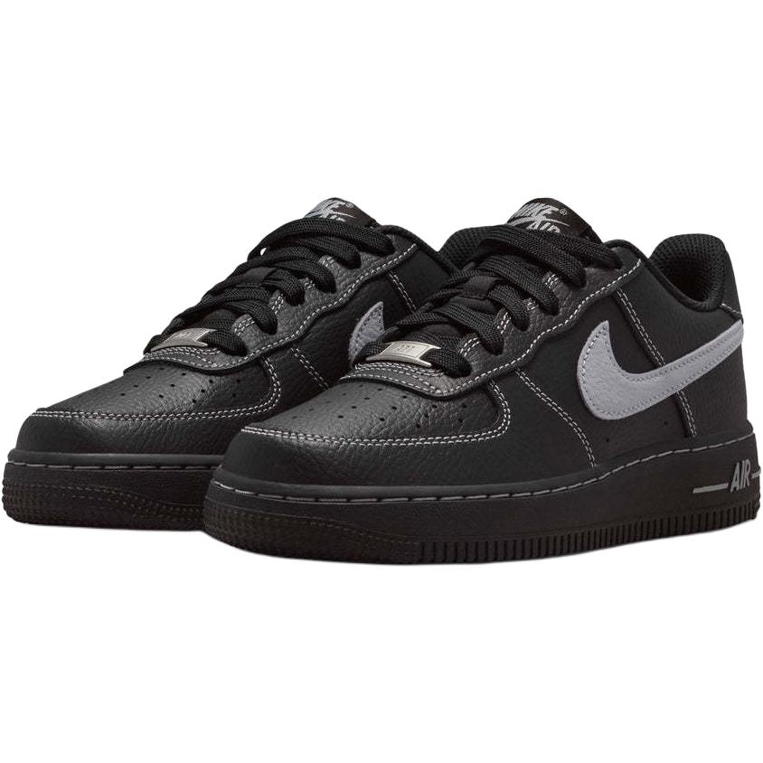 Nike Air Force 1 Synthetic Leather Comfortable Versatile Support Low-Top Kids Sneakers Kids sneakers Black IR0270-001
