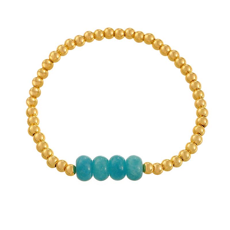 Colorful Natural Stone Beaded Bracelet - New Fashion Design, Multiple Piece Options