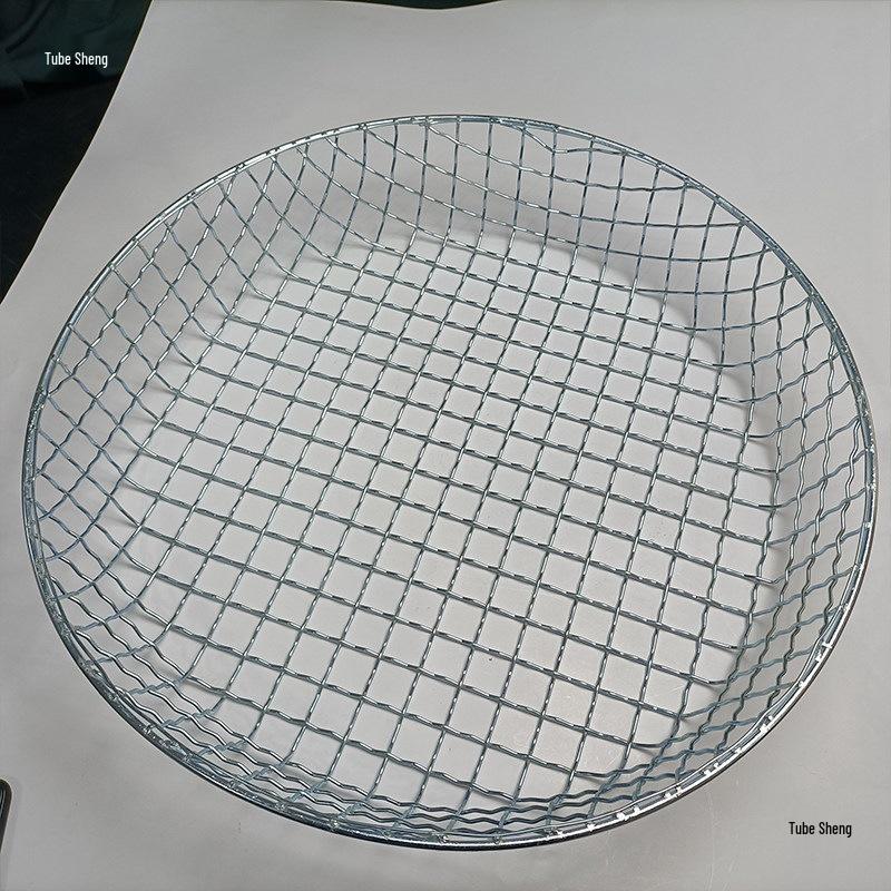 Large Round Wire Mesh Sieve for Stones, Sand, and Garden Soil Filtering
