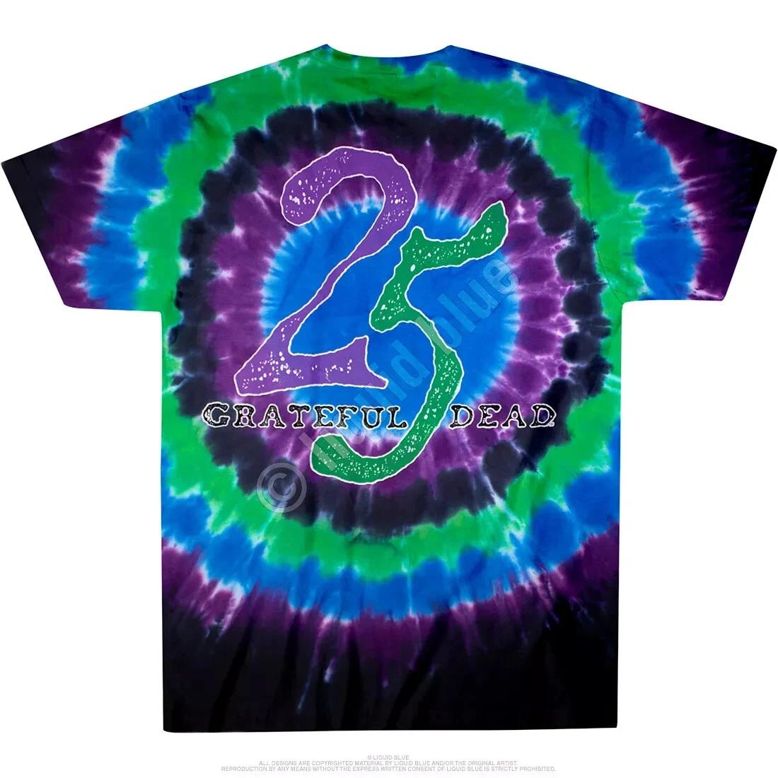 

New GRATEFUL DEAD SYF CALENDAR TIE DYE T Shirt 2 - SIDED LICENSED ROCK Shirt 3XL