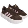 Adidas GRAND COURT PLATFORM Skateboard Shoes Women's Brown Pink KI5137