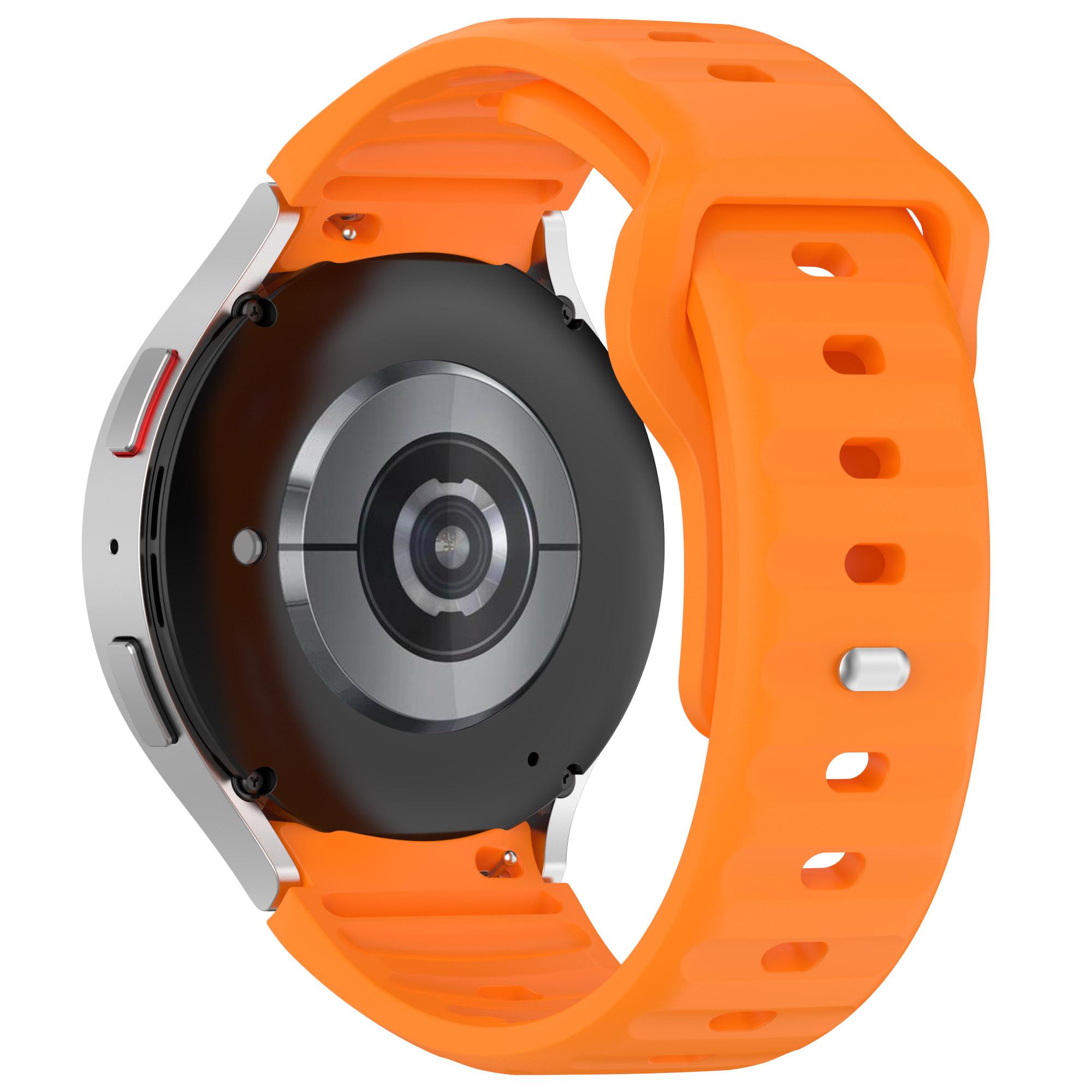

KALEBOL For Samsung Galaxy Watch6/Watch6 Classic/Watch 5/Watch 5 Pro Watch Band Silicone Strap B