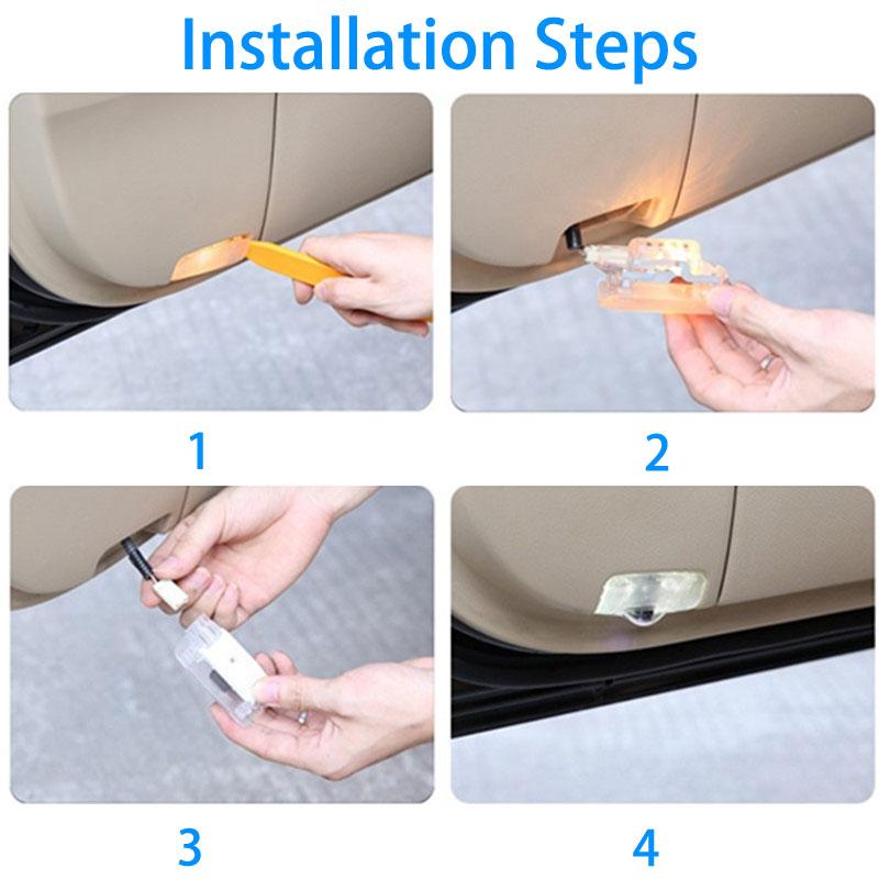 2Pcs LED For Toyota Camry 70 75 V75 XV75 2019 2020 2021 2022 2023 2024 Signal Lamp Car Door Light Laser Projector Accessories
