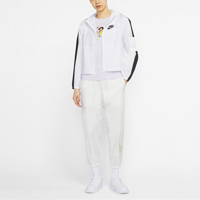 Nike Sportswear Woven Hooded Jacket Women Jackets White CJ7345-100
