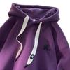 American Trendy Streetwear: Men's Hipster Hooded Sweatshirt, 2025 Autumn/Winter, Loose Couple Style, Plus Velvet