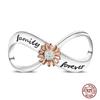 Charms Plata De Ley 925 copper Original Devil's Eye Perfume Bottle Bow Silicone Spacer Beads Women Bracelet DIY Zircon Pendants