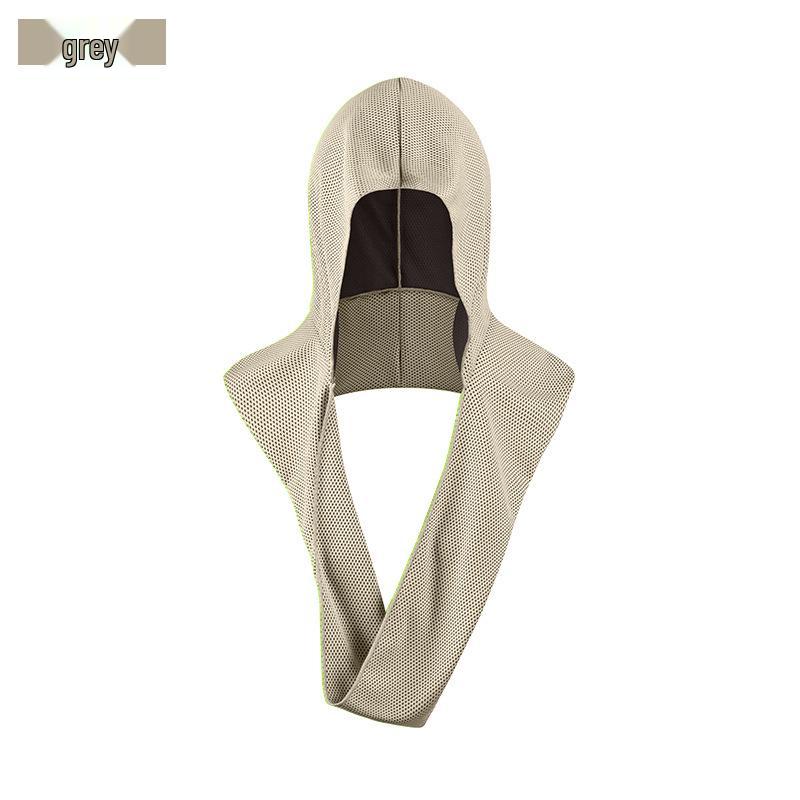 U-Shaped Quick-Drying Cooling Hoodie Towel for Sun Protection: Ideal for Gym, Beach, Camping, and Sports