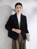 2025 Autumn/Winter Korean Style Short Double-Sided Wool Coat for Women - Fashionable, Versatile, and Loose Fit.