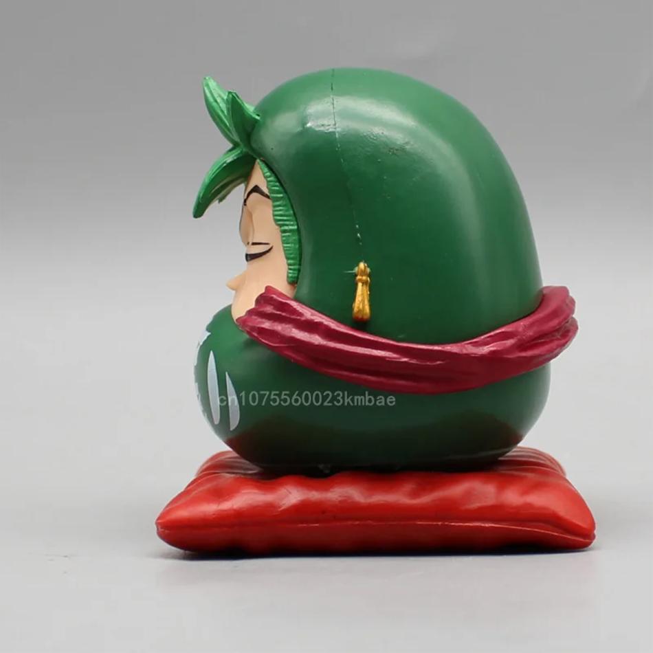 8cm One Piece Luffy Figuren Zoro Figur Sanji Modell PVC Q Version GK Statue Sammlung Schreibtischornament Spielzeug Geburtstag GK Geschenk