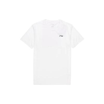 Logo Pullover Crew Neck T-Shirt Unisex Tops White YTST081-2