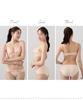 Nissen Innerwear Small Floral Embroidered Bra and Panties Set (5-Piece Set) (Feminine Colors) D80/L