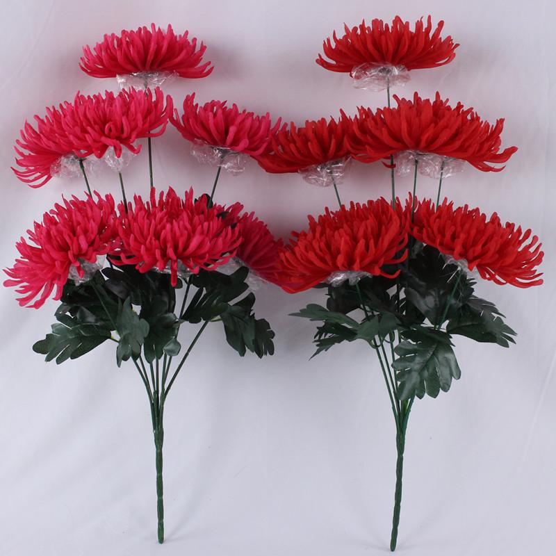 Immortal flower marigold, simulated flower, chrysanthemum sacrifice, 7 simulated marigold flowers, fake flowers, dragon claw chrysanthemums