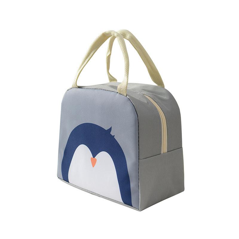 Borsa termica moderna e minimalista per il pranzo per studenti e lavoratori d'ufficio con manico impermeabile