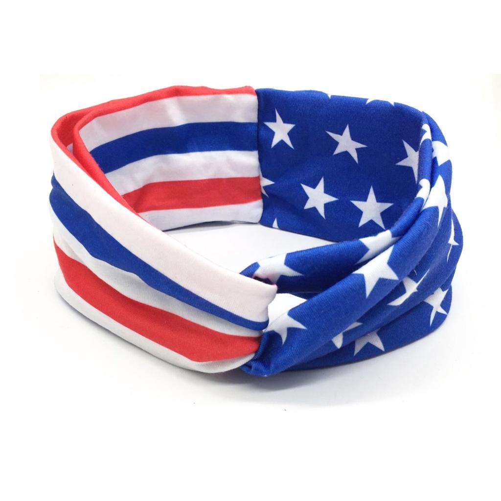 Comfortable Bohemian Style Elastic Headband With Floral Design For Active Women