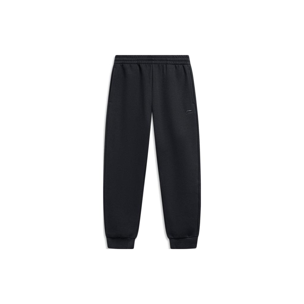 Li Ning Sports Trendy Collection Knitted Sweatpants Men's Black AKLU025-1