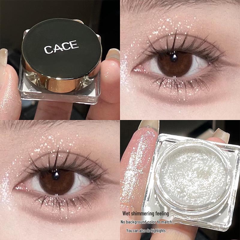 

CACE Ice Diamond Перламутрові блискучі рідкі тіні для повік-крем