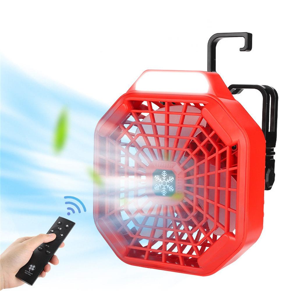 Portable Camping Tent Ceiling Fan+LED for Milwaukee M18 Battery