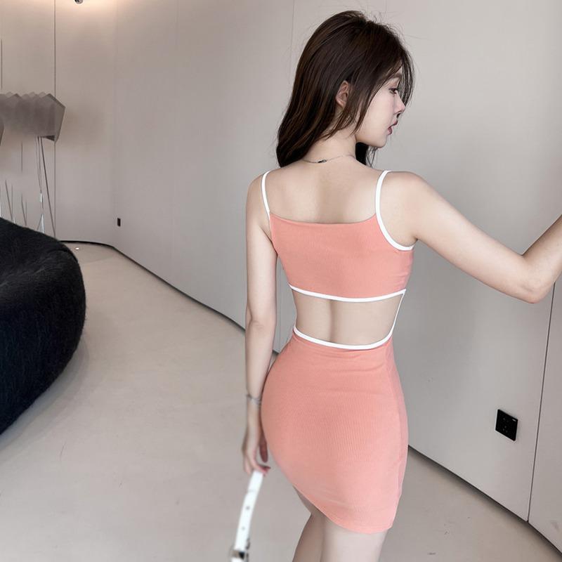 Dámské šaty Vykrojené Slim Bez rukávů