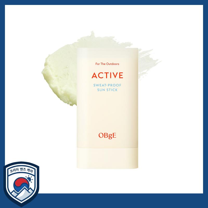 [OBGE] Active Sweatproof Sun Stick 18g SPF50+ PA++++ High-Performance Water-Resistant UV Protection for Sports