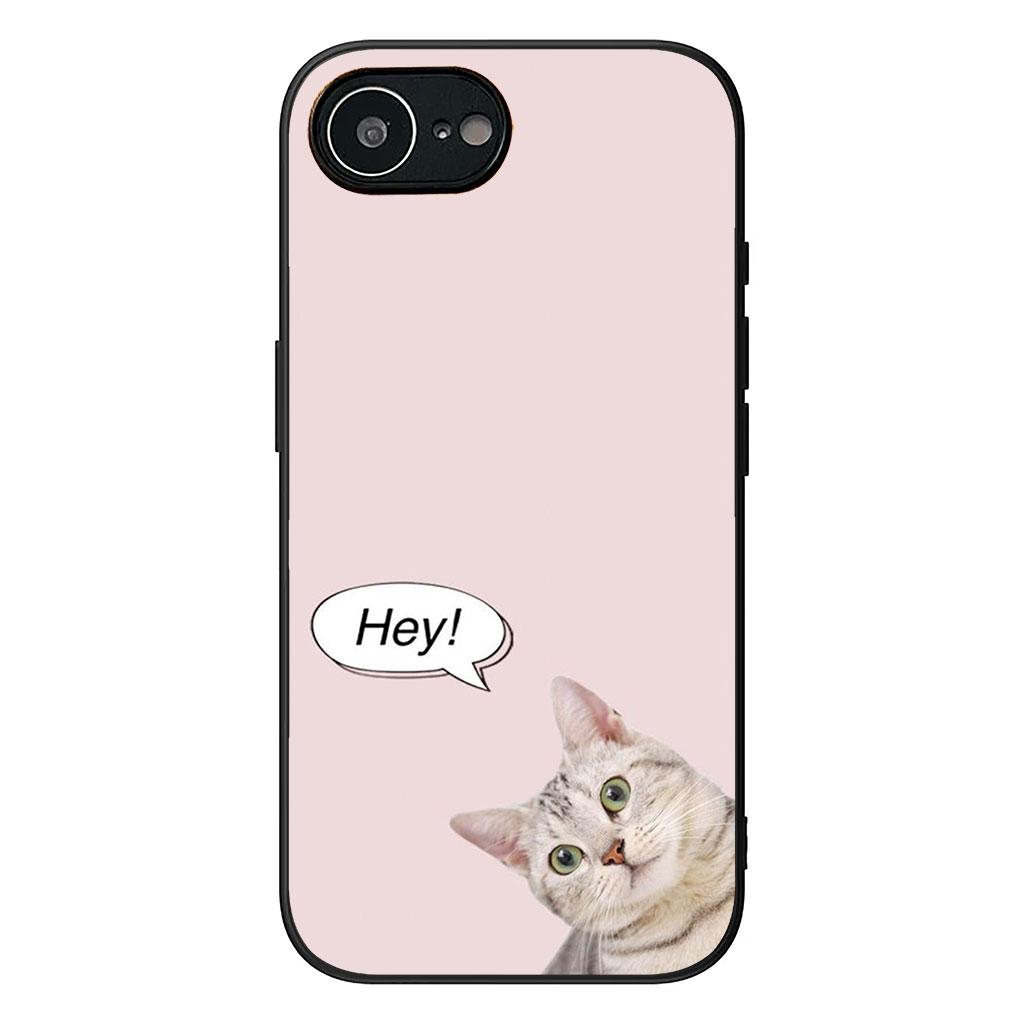 Cover for Samsung Galaxy A25 A37 A57 A12 A14 A31 A41 A50 A51 A70 A71 A72 A21S A04 M15 Note 20 9 8 10 Phone Case Cat Meow Cute