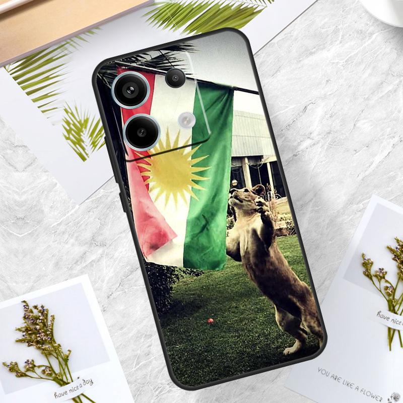 Kurdistan Flag Case For Redmi Note 12 9 10 11 13 Pro Plus 9S 10S 11S 12S Cover For Redmi 12 10C 12C 13C