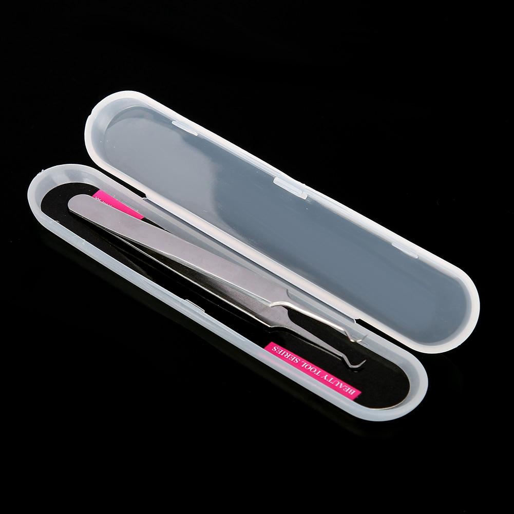 Curved Stainless Steel Blackhead Blemish Fat Granule Pimple Removal Extractor Face Care Tool