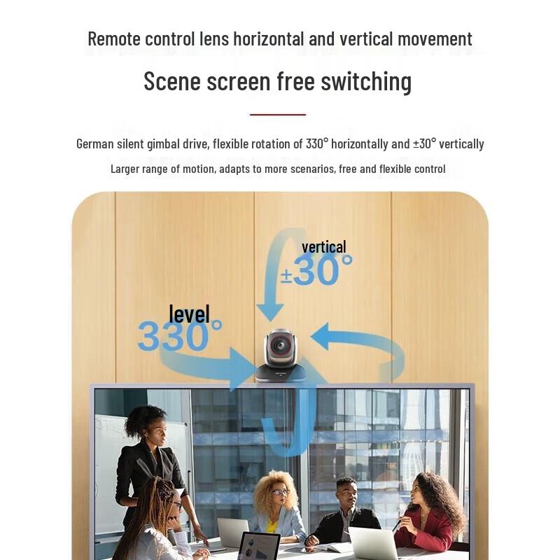 HIKVISION 4K PTZ Webcam for Live Streaming & Video Conferencing