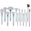 15 Diamant Make-up Pinsel Set Weiche Lidschattenpinsel Vollständiges Make-up Werkzeug