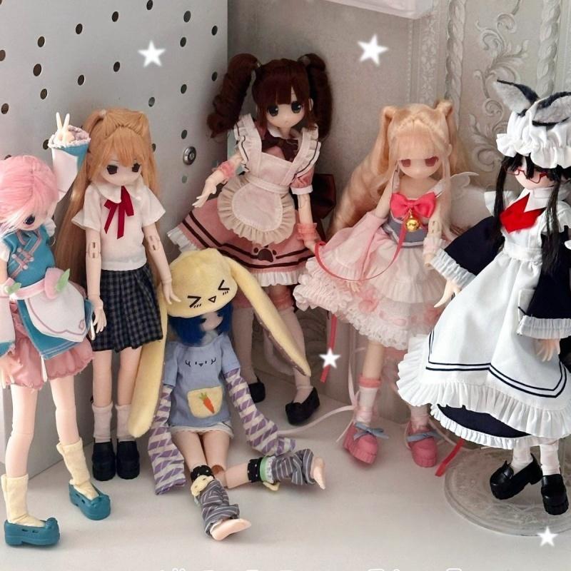 In Stock Genuine 1/6 Bjd Magical Girl Series Kawaii Girl Action Figure Movable Doll Desktop Ornament Trendy Toy Gift