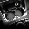 Car Console Water Cup Holder Panel Frame Decoration Sticker For Mercedes Benz GLC C E Class W205 W213 X253 Interior Accessories