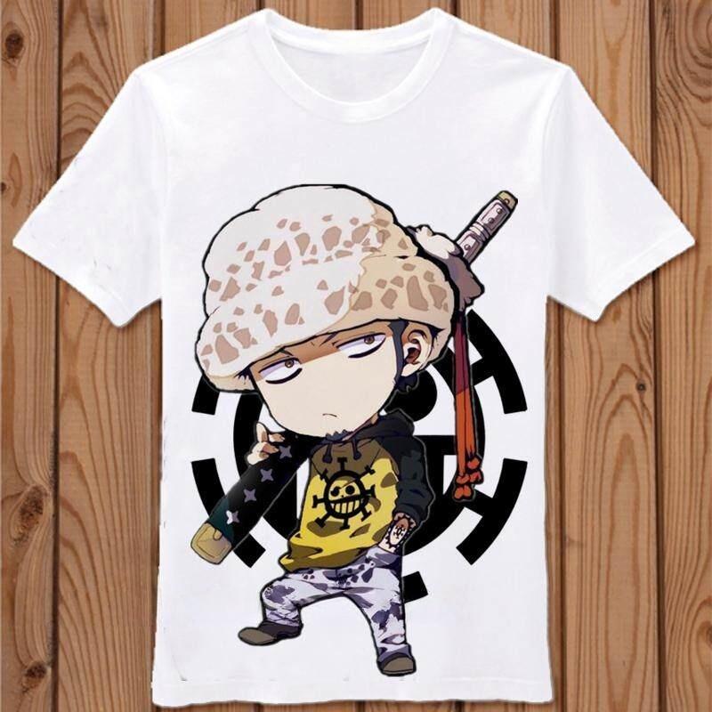

One Piece Printed Tshirt Unisex Animated Character Print Unisex Women Comfortable Clothing Summer Tshirt M