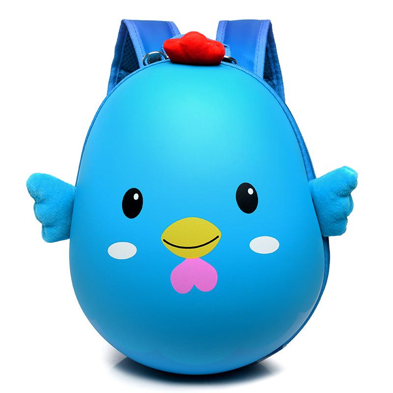 Cartoon Chicken Kids Rucksack Waterproof Adjustable Shoulder Backpack Wear Resistant for Primary School Students Daily Use
