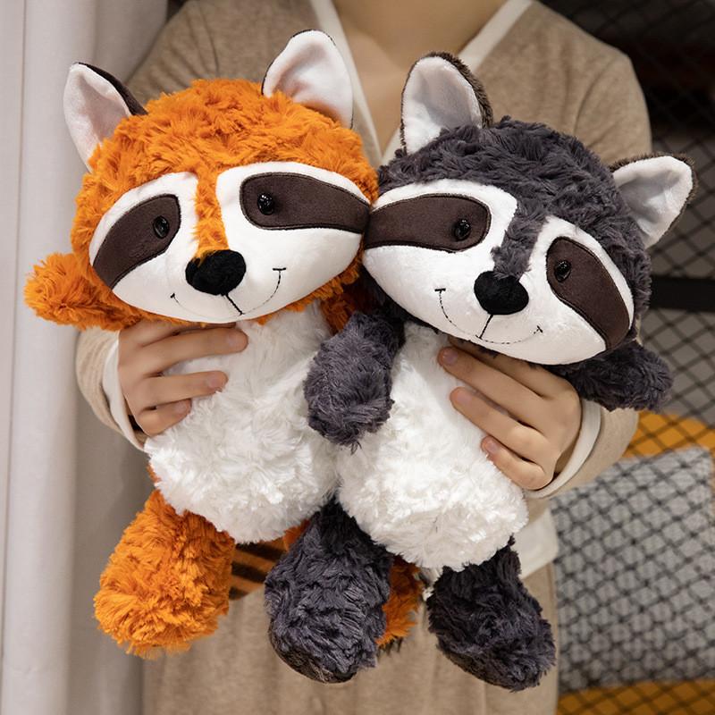 Soft And Huggable Raccoon And Sloth Plush Toy For Kids Perfect For Cuddling And Playing