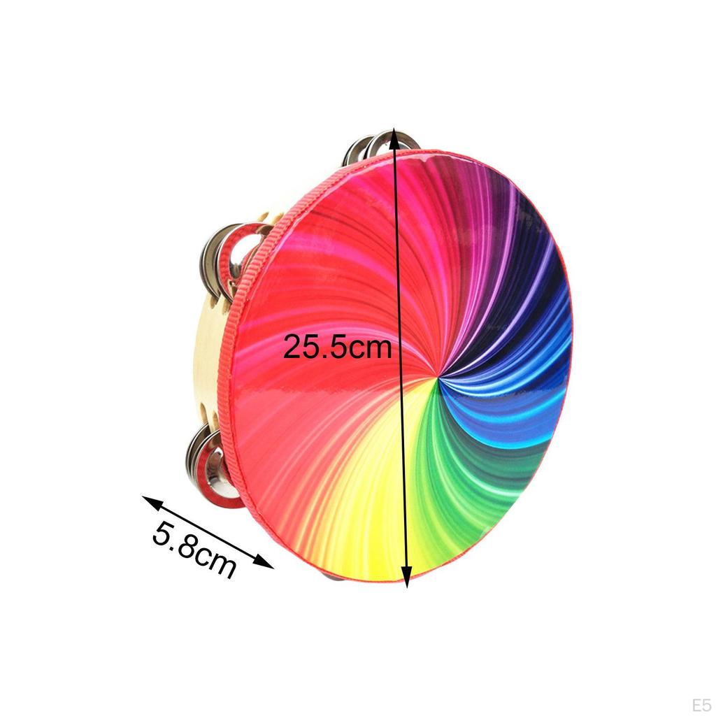 hand wooden Drum Handbell Handheld Percussion Gift Rhythm Clap