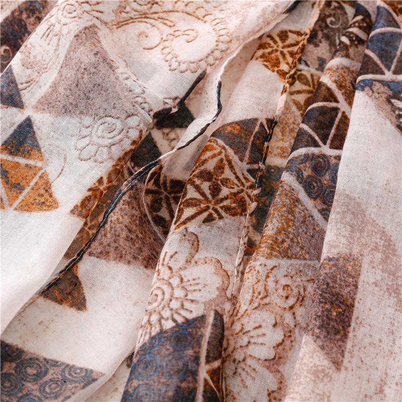 Autumn Fashion Aztec Geometric Viscose Shawl Scarf Lady High Quality Wrap Pashmina Stole Echarpe Foulards Mulsim Hijab 180*90Cm