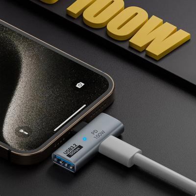 Adattatore USB-C a USB-A OTG 100W PD Charging10Gbps Convertitore di trasferimento dati per MacBook per Huawei Plug Play