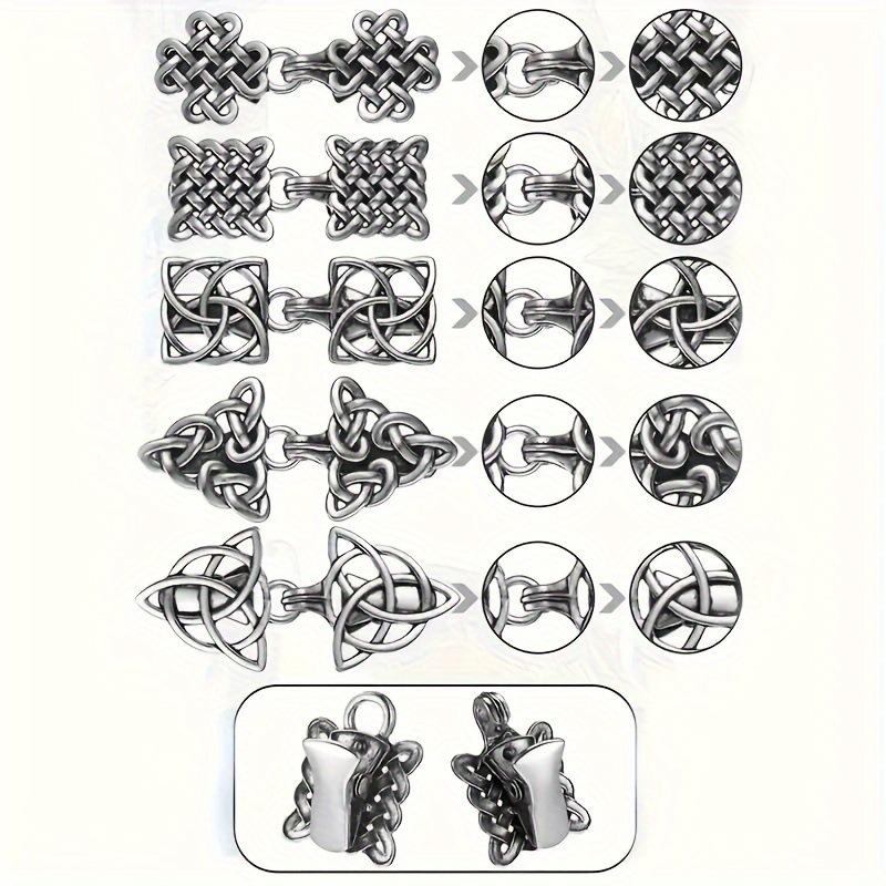 1/4pcs Vintage Sweater Swirl Clip Cape Cloak Clips for Dress Retro Cardigan Clip Shawl Clasp Shirt Button Clip for Girl Women