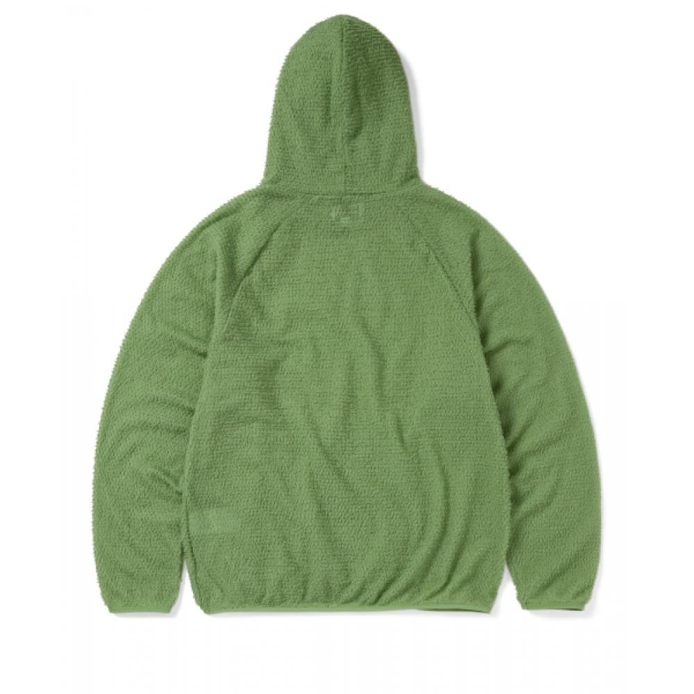 Thisisneverthat Bluza z kapturem Polartec Alpha Direct 60 Zielona