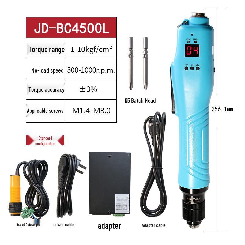 

Jinglida Industrial Brushless Smart Counting Electric Screwdriver CN plug (adapter included)