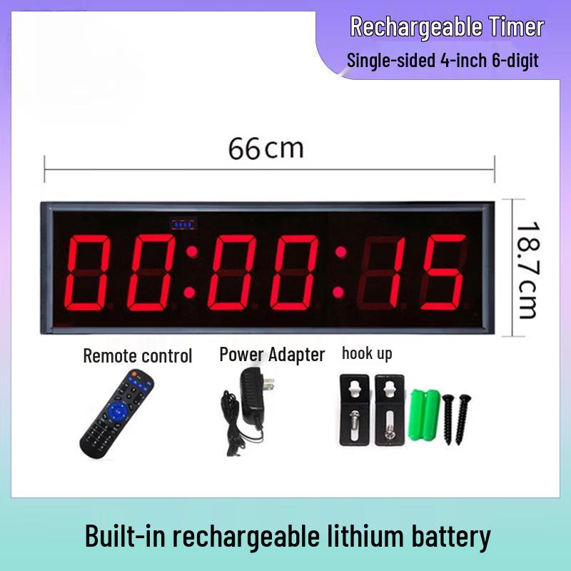Handun Rechargeable 6-Digit LED Interval Timer