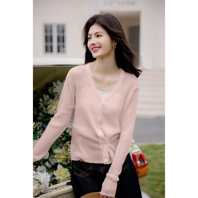 

Mocana Women s Button-Design Long-Sleeve Knit Cardigan One Size